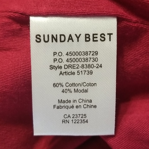 Aritzia Sunday Best Strappy Dress - Burgundy - Picture 10 of 10
